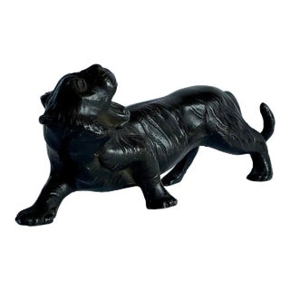 1920s Bronze Roaring Lioness Figurative Sculpture - For Sale