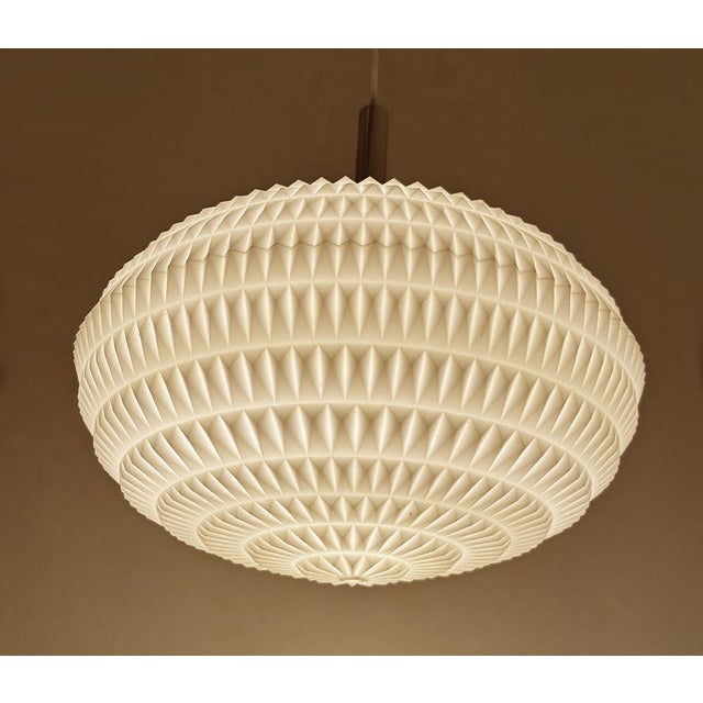 Mid-Century Modern Vintage Cocoon Pendant Light by Aloys Gangkofner for Erco, 1950s For Sale - Image 3 of 18