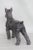 Grey Schnauzer Dog Ceramic Figurine For Sale - Image 10 of 13