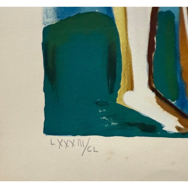 1960s Ossip Zadkine, Large Cubist Modernist Color French Lithograph Zadkine Figures La Famille, 1960 For Sale - Image 5 of 8