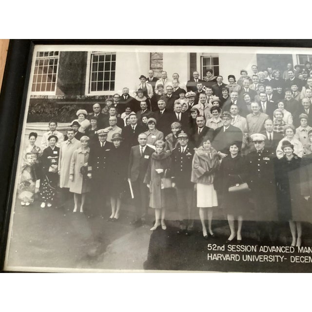 1960s Vintage 1967 Panoramic Long Photo Picture Advanced Management Program Harvard 31” Long For Sale - Image 5 of 6
