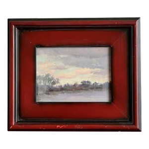 “Morning Clouds” Impressionist Plein Air Oil Painting by Manon Sander