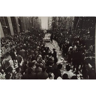Fred McDarrah, Vintage Silver Gelatin Photograph Manhattan Parade Mets Championship 1969 Photo, 1969 For Sale