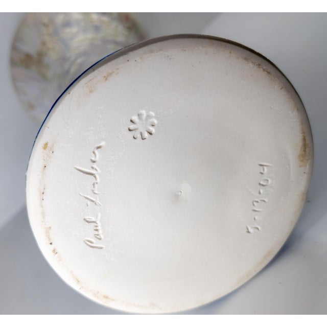 Contemporary Studio Pottery Crystalline Glazed Vase by Paul Linden For Sale - Image 14 of 14