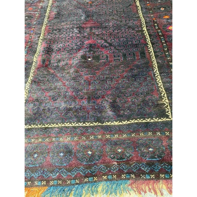 Afghan Grey Baluch Rug For Sale - Image 14 of 18
