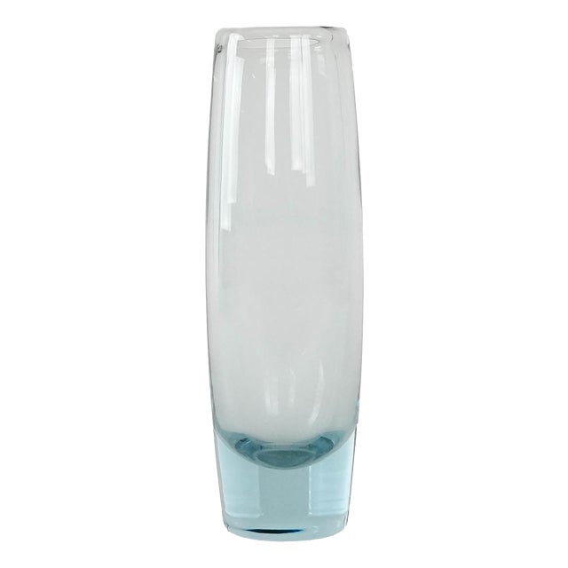 Vintage Danish Glass Vase by Per Lütken for Holmegaard, 1950s For Sale