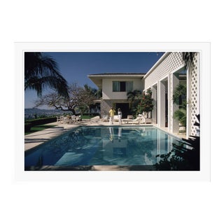 Acapulco Pool 1971 by Slim Aarons Framed C Print For Sale