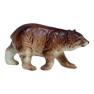 Vintage Relco Ceramic Porcelain Brown Bear Figurine Japan