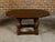 English 18th Century Georgian English Pine Table with Oval Top and Turned Legs For Sale - Image 3 of 12