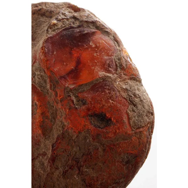 Gemstone Large Amber Stone Gemstone, 1960s For Sale - Image 7 of 10