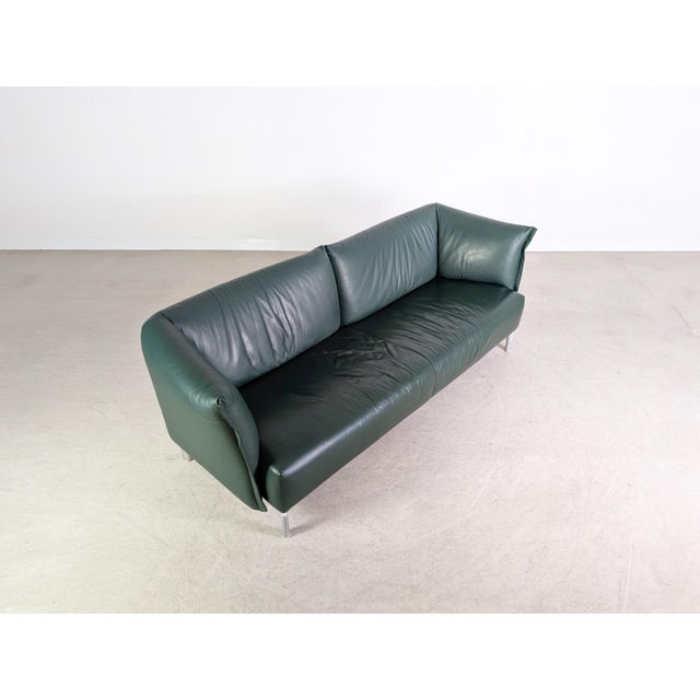Animal Skin Vintage Sofa in Leather from Rolf Benz For Sale - Image 7 of 12