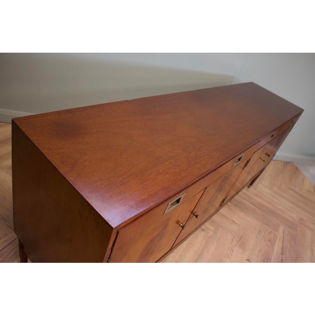 Brown Veneer Sideboard from Greaves & Thomas, 1966 For Sale - Image 8 of 15