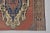1950s Vintage Turkish Oushak Medallion Rug in Terracotta, Cream & Indigo For Sale - Image 5 of 10