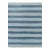 Rug & Kilim's Contemporary Dhurrie Rug in Blue Stripes - 14x20 For Sale