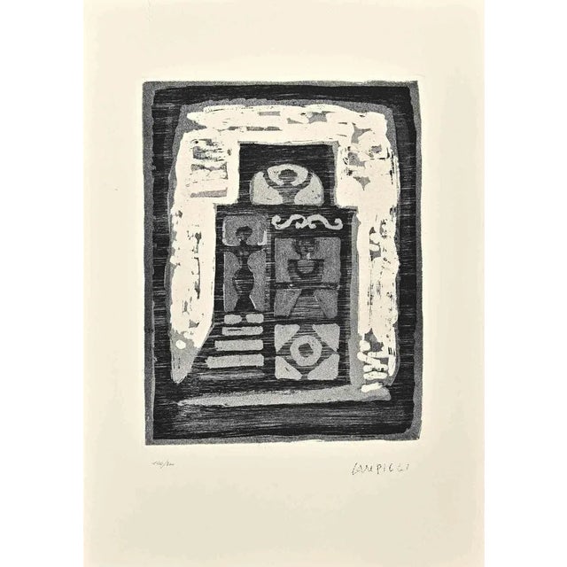 The House of Women is a print realized by Massimo Campigli in the 1970/1971s. Etching and aquatint on paper. This artwork...