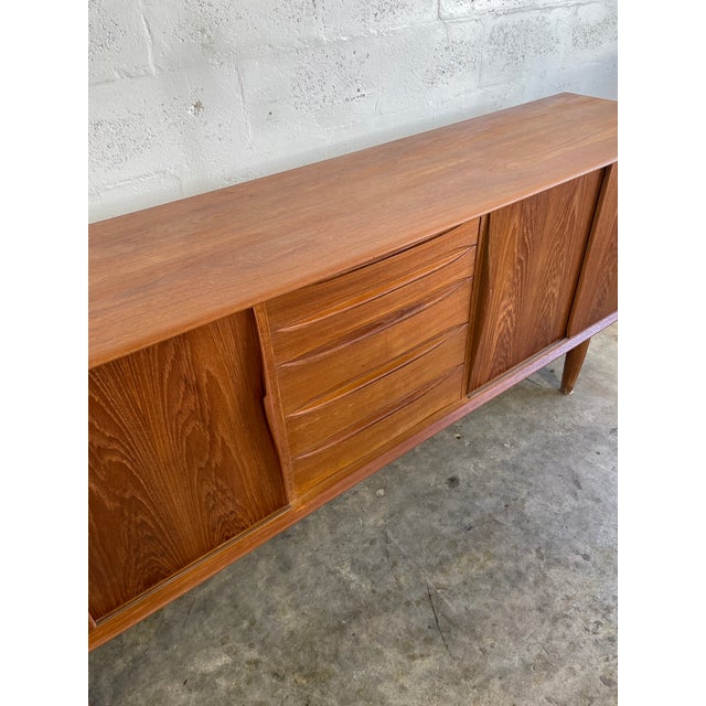 Arne Vodder for Skovby 7738 Credenza. Backer was replaced. Labeled. 86.5 18.5d 31.75h