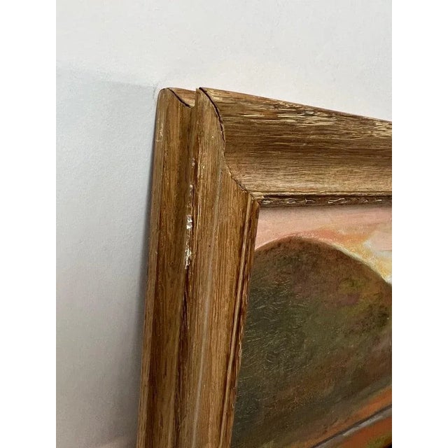 Small Southwestern Oil on Board of Mountains Signed J Guthrie For Sale - Image 11 of 12