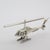 Vintage Italian Handmade Silver Helicopter Miniature, Tuscany, Arezzo, Italy, 1980s For Sale - Image 6 of 11