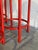 Set of 6 Red Plywood Bar Stools With Metal Frames Mid-Century Modern For Sale In Los Angeles - Image 6 of 9