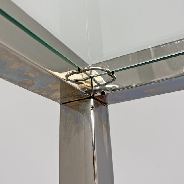 Gray Italian Modern P800 Coffee Table attributed to Alberto Rosselli for Saporiti, 1970s For Sale - Image 8 of 12