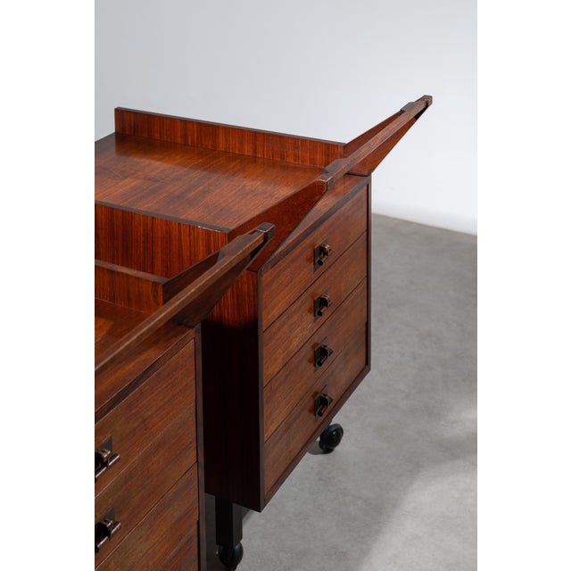 CM24 Trolleys by Franco Albini and Franca Helg for Poggi, 1958, Set of 2 For Sale - Image 6 of 10
