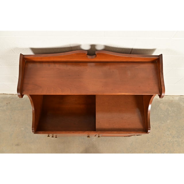 Ethan Allen American Colonial Solid Maple Dry Sink For Sale - Image 12 of 15