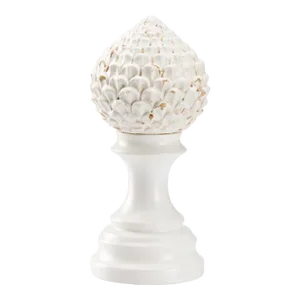 Artichoke Finial - White, Small