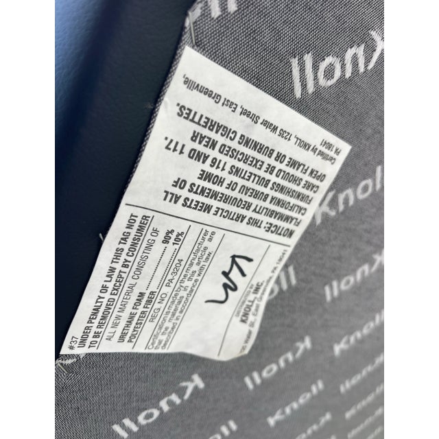 Knoll Brno Flat Bar Chair by Ludwig Mies Van Der Rohe – Black Leather For Sale - Image 11 of 12