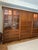 Glass Stunning Antique Wall Unit by Milling Road Furniture W/Desk For Sale - Image 7 of 11