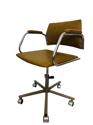 Vintage Mustard Office Chair Model K-380 from Kovona