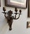 Antique 19th-Century Louis XVI Style Patinated Bronze Three-Light Wall Sconce For Sale In Dallas - Image 6 of 13