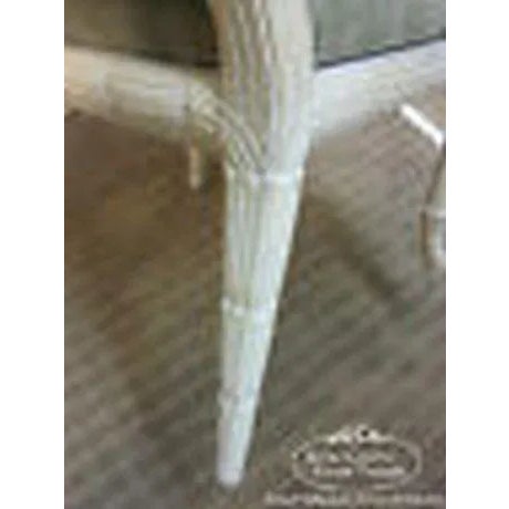 Faux Naturalistic White Washed Arm Chairs - a Pair For Sale - Image 10 of 13