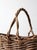 Brown Vintage Wicker Gathering Basket For Sale - Image 8 of 14