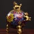 Asian Late 19th Century Cloisonné Enamel Tripod Censer With Foo Dog Finial, 790g For Sale - Image 3 of 9