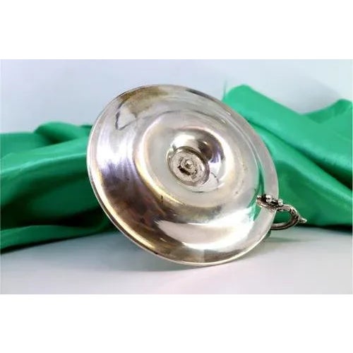 Silver Paddle with Guilloche Reliefs and Applications For Sale - Image 6 of 7