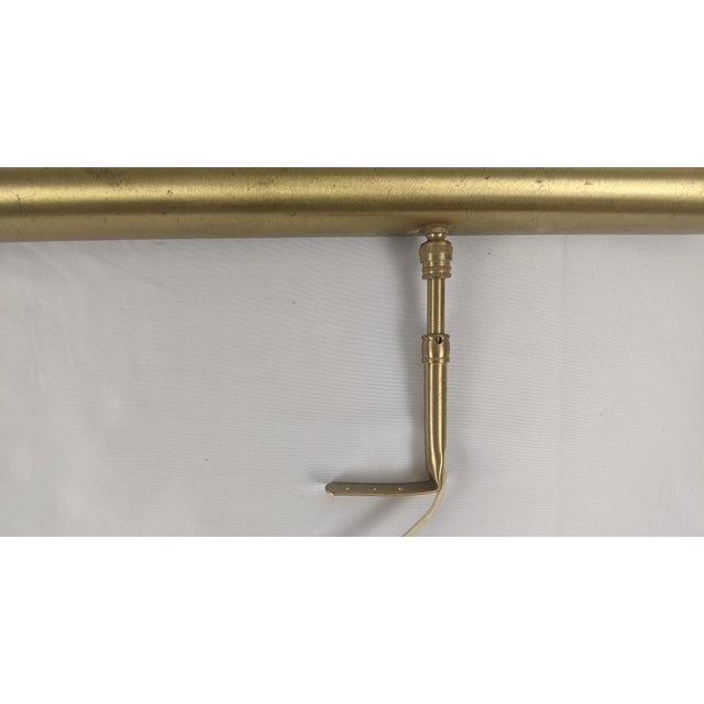 30" Vintage House of Troy Adjustable Gallery Picture Light – Gold/Brass-Tone Finish For Sale - Image 13 of 15