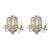 1900 Caldwell Silver Plated Sconces With Cherubs 3 Lights - a Pair For Sale