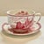 Mid 20th Century Antique Johnson Brothers Red Transfer-Ware Cup & Saucer- A Pair For Sale - Image 5 of 12