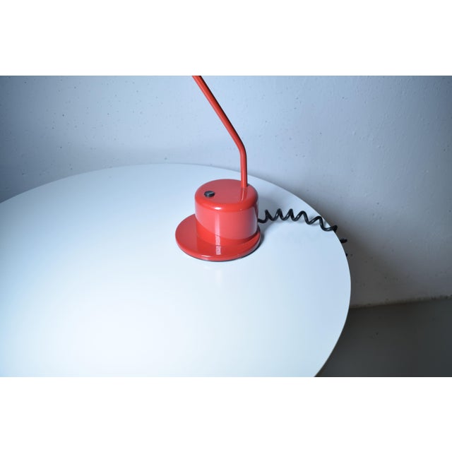 Vintage Desk Lamp in Red, 1980s For Sale - Image 4 of 8