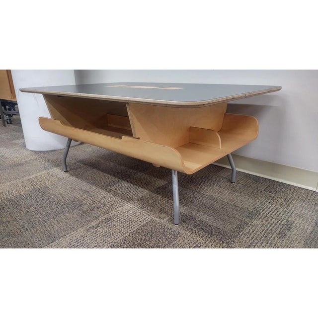2010s Herman Miller Eames Komatsu Molded Plywood Magazine Coffee Table For Sale - Image 5 of 5