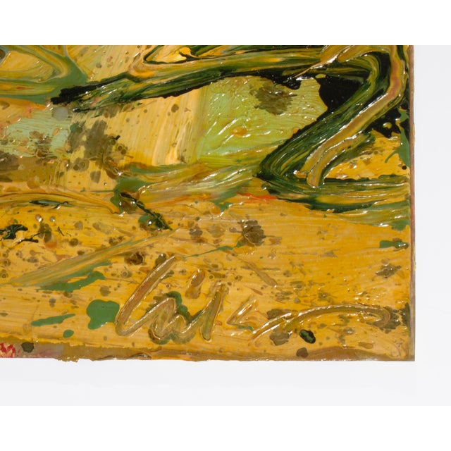 Signed 1980s Abstract Acrylic Landscape Diptych by Harry Hilson For Sale In Indianapolis - Image 6 of 8