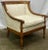 Vintage Statton Furniture Mahogany & Textured Slub Upholstery Club Chair For Sale - Image 13 of 13