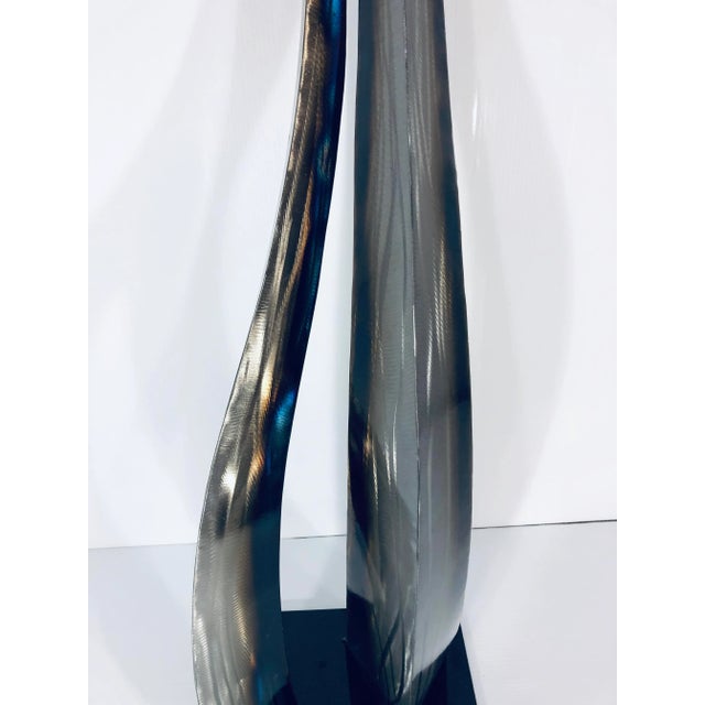 Contemporary Curtis Jere Steel Floor Sculpture, 2007 For Sale - Image 10 of 13