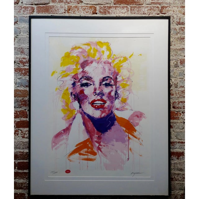 Marilyn Monroe Pink Portrait "Some Like It Hot"Original Serigraph by Michael Bryan For Sale - Image 11 of 11