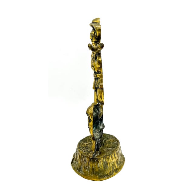 Victorian 20th Century Brass Hunting Figure After Victorian English Doorstops – English Country / Equestrian Style For Sale - Image 3 of 9
