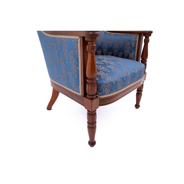 Wood Antique Bergère Armchairs, France, 1880s, Set of 2 For Sale - Image 7 of 16