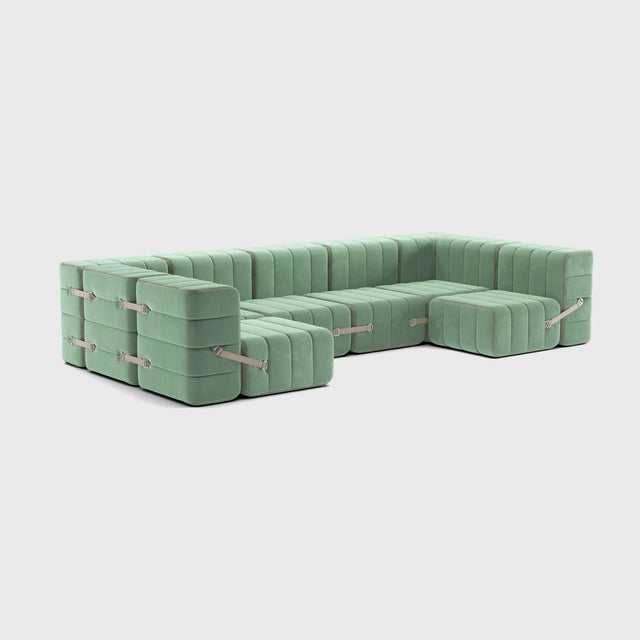 Not Yet Made - Made To Order Flexible U-Sofa from Ambivalenz, Set of 15 For Sale - Image 5 of 5