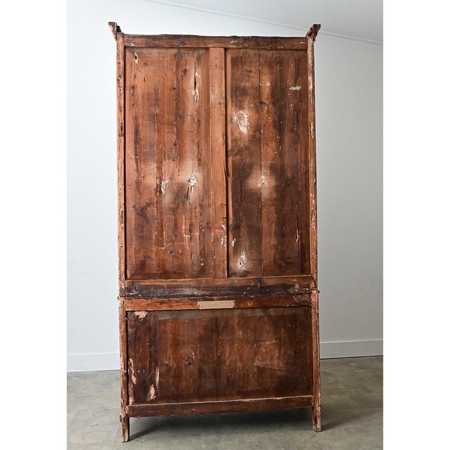 French 19th Century Painted Bibliotheque For Sale - Image 10 of 12