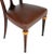 1940s Italian Mahogany & Leather Chairs, Set of 6 For Sale - Image 5 of 9