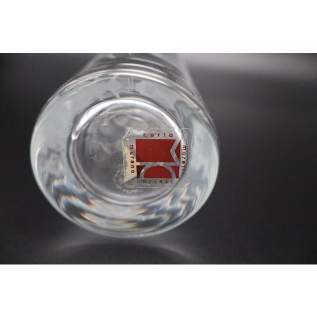 Italian Bottle by Carlo Moretti, 1980s For Sale - Image 6 of 7